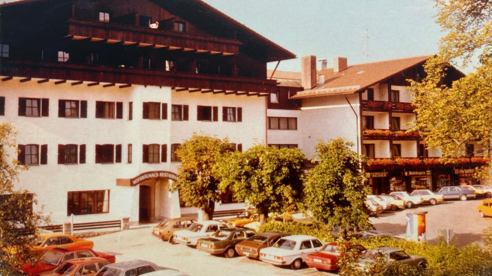 Außenansicht Hotel Hofbräuhaus in früheren Jahren