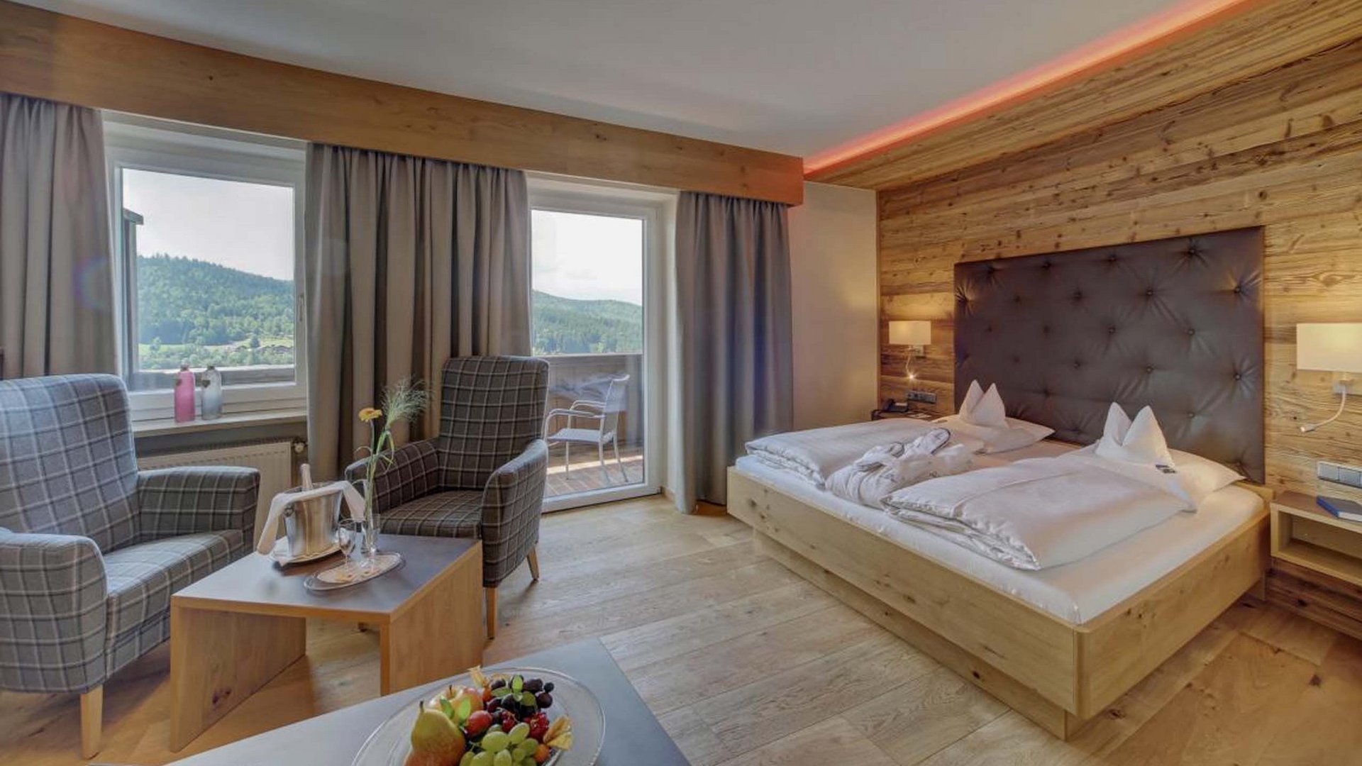 Beautiful hotel rooms in the Bavarian Forest